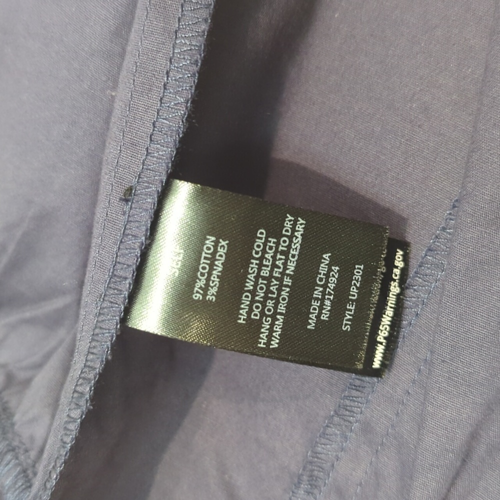 Blue Zip Up Top - Picture 6 of 10